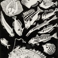 ANGLER FISH - 16x11cm - 2026 - $700