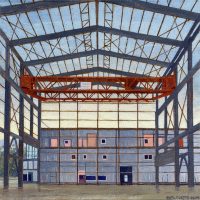 BASIC STRUCTURE - Wallerawang Power Station, NSW - 35x35cm - 2026 - $1,850