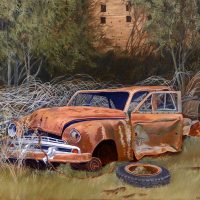 CHROME STILL GLITTERS - Glen Davis, NSW - 80x100cm - 2026 - $6,500