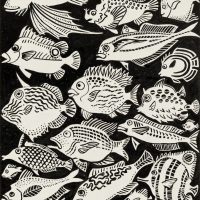 LEFT FIN FISH- 16x11cm - 2026 - $700