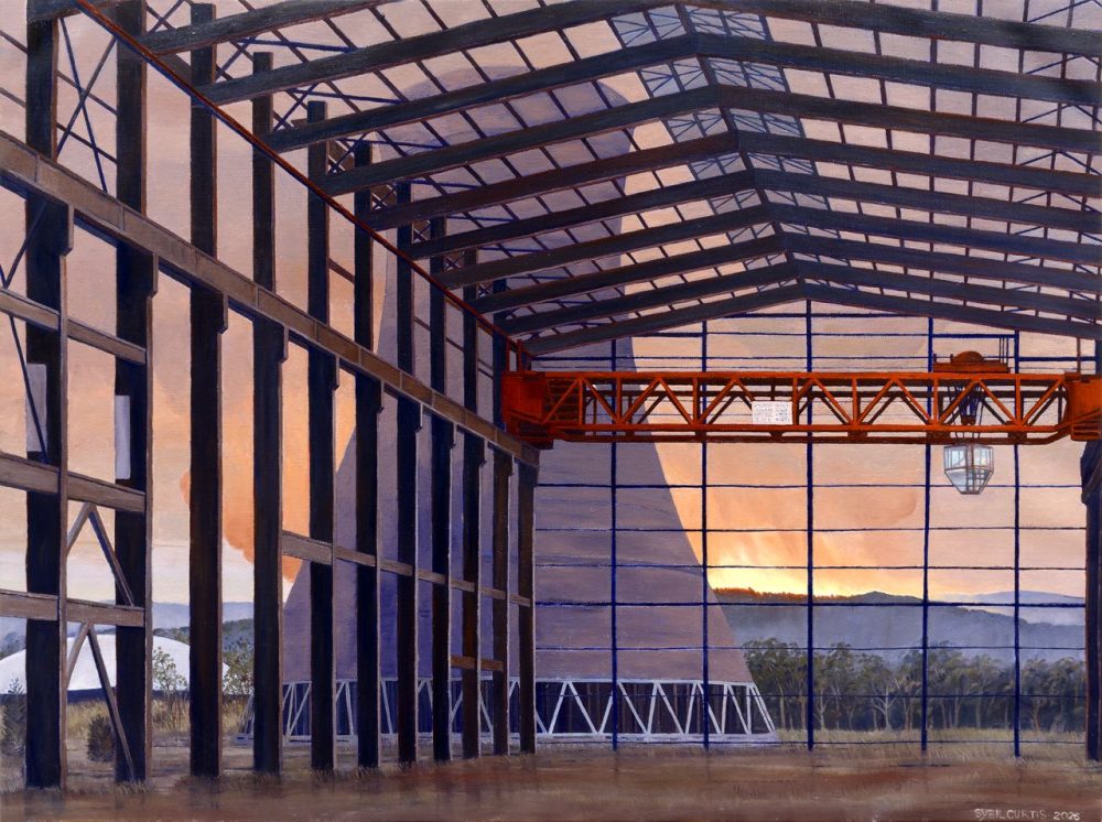 THE DAMAGE IS DONE - Wallerawang Power Station, NSW - 90x120cm - 2026 - $7,600
