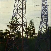 TWO POWER TOWERS- Ipswich, QLD - 150x48cm - 2025 - $5,400